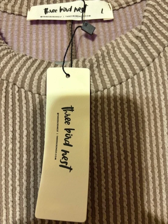 Three Birds Nest The Nest Easy Days Maxi Slit Tee Dress Size L - Picture 8 of 9